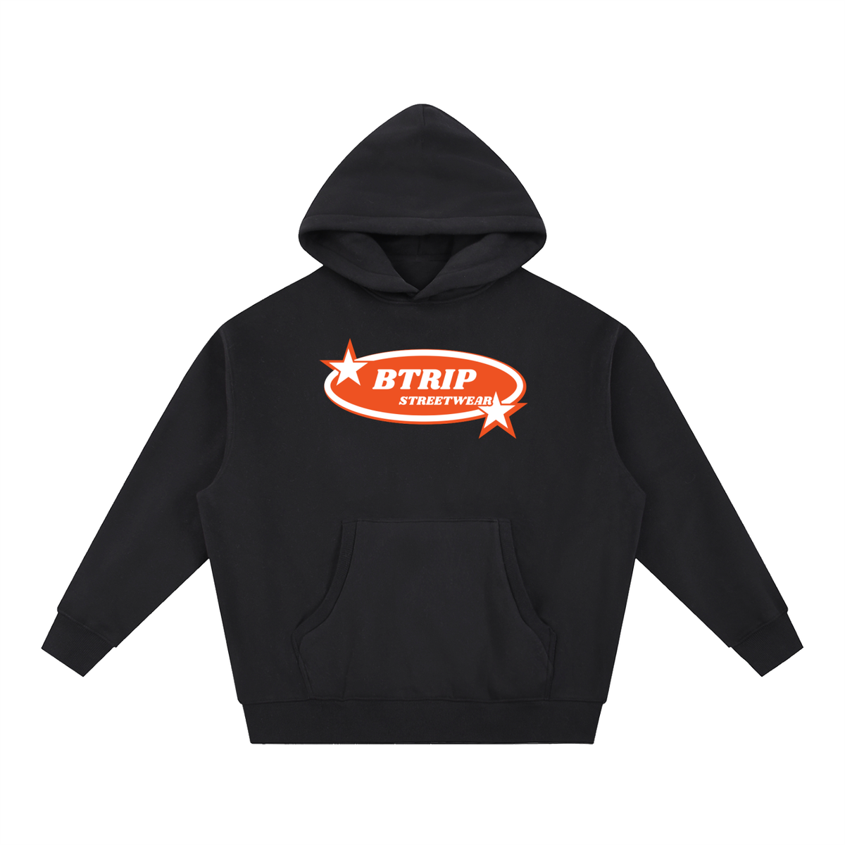 BTRIP STREETWEAR | Essential Oversized Boxy Fleece Hoodie