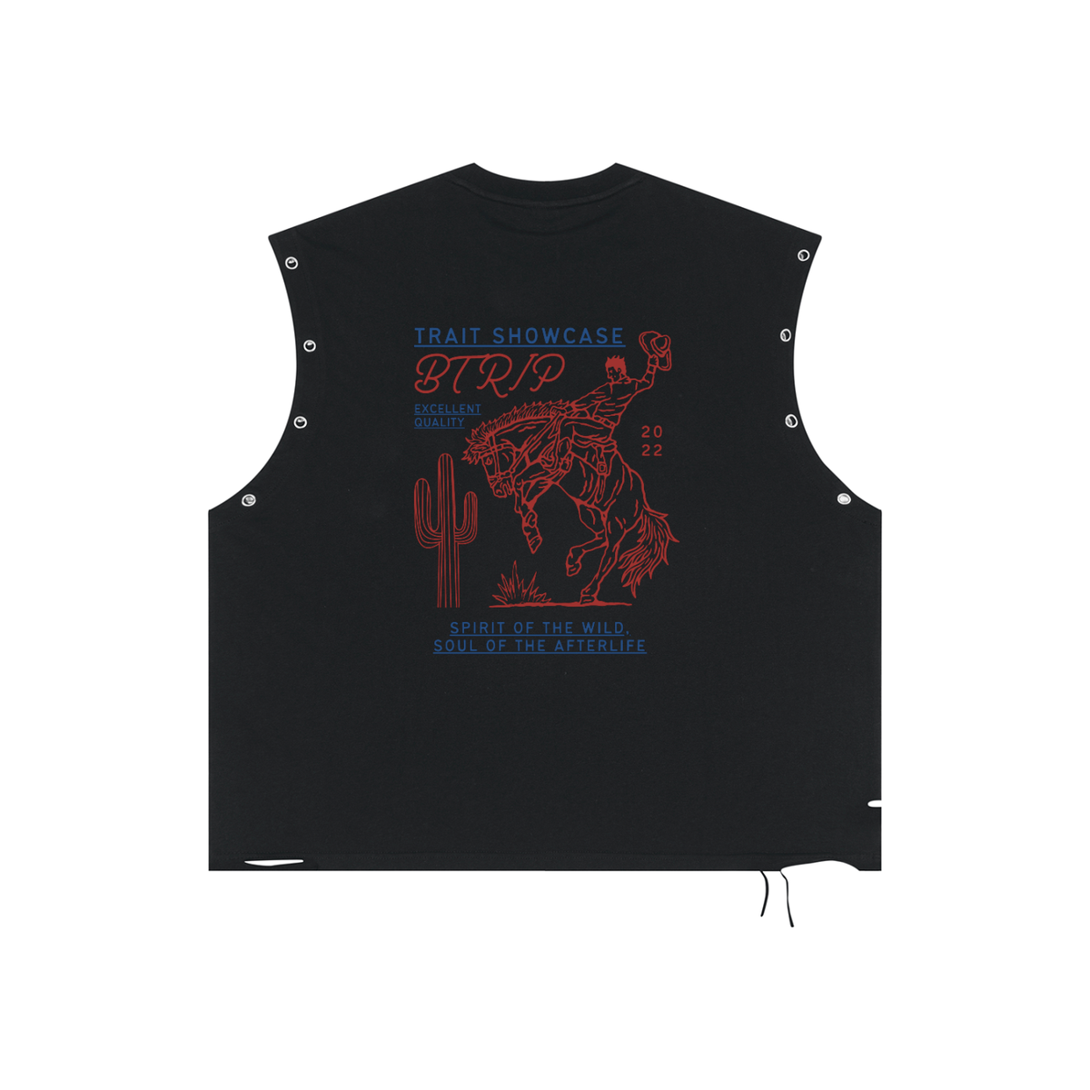 MVN UP | The Distressed Grommet Eyelet Tank Top