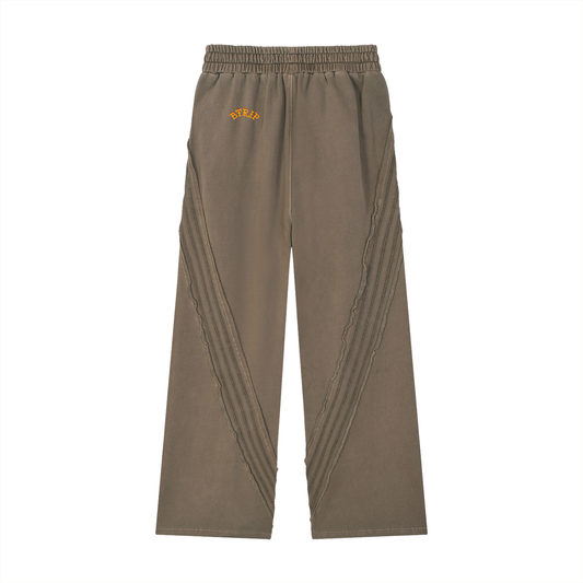 ISSVNTIVL - Washed Raw Hem Track Pants