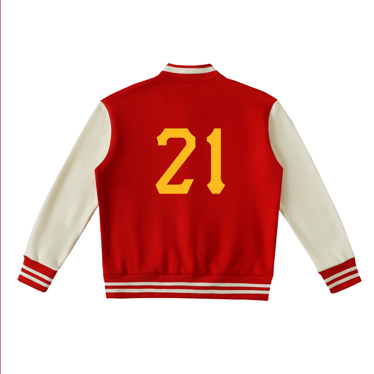 PIRVTES - Two-Tone Fleeced Varsity Jacket