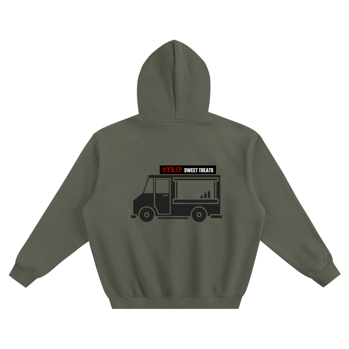 BTRIP TREATS | The Ice Cream Truck Fleeced Boxy Hoodie