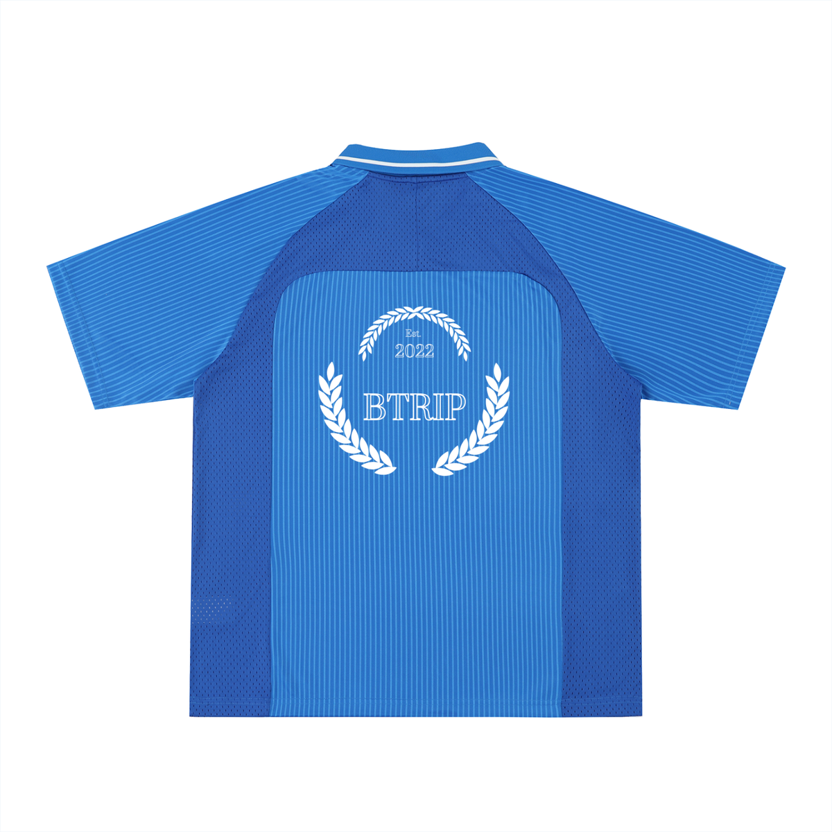 Striped V-Neck Soccer Jersey