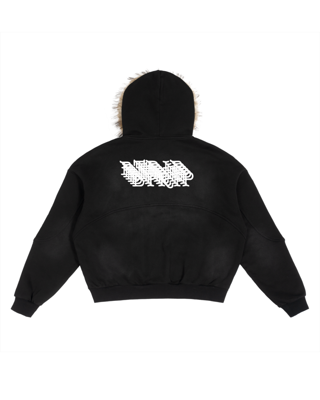 PERLV | The Sun Fade Fur Hoodie — Pressure Makes Pearls