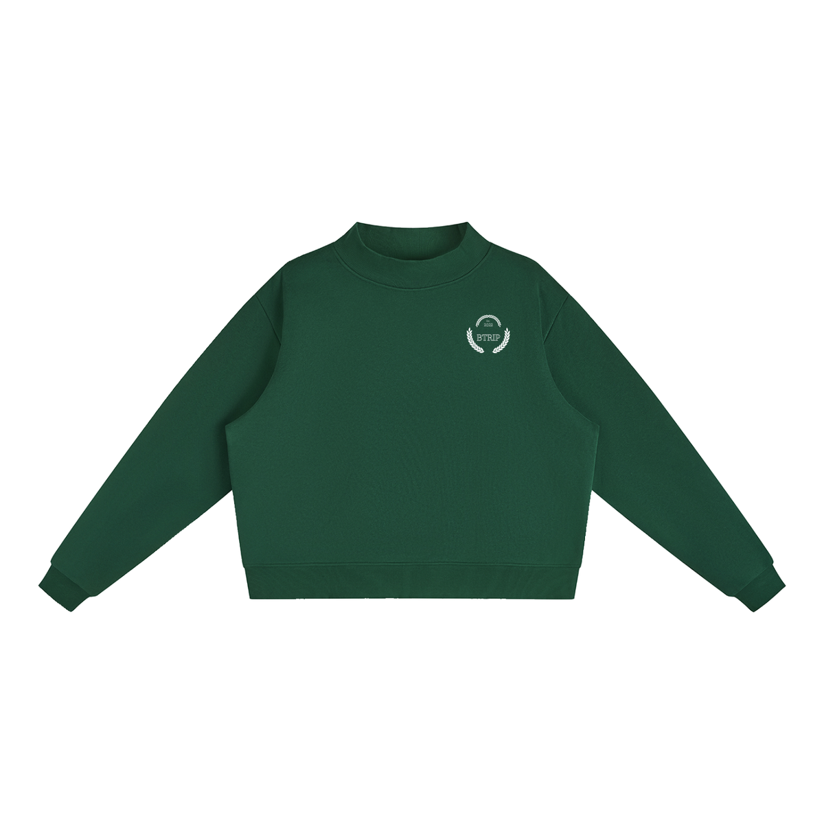 C&A | El Muñeco Fleece Mock-Neck Crew Sweatshirt
