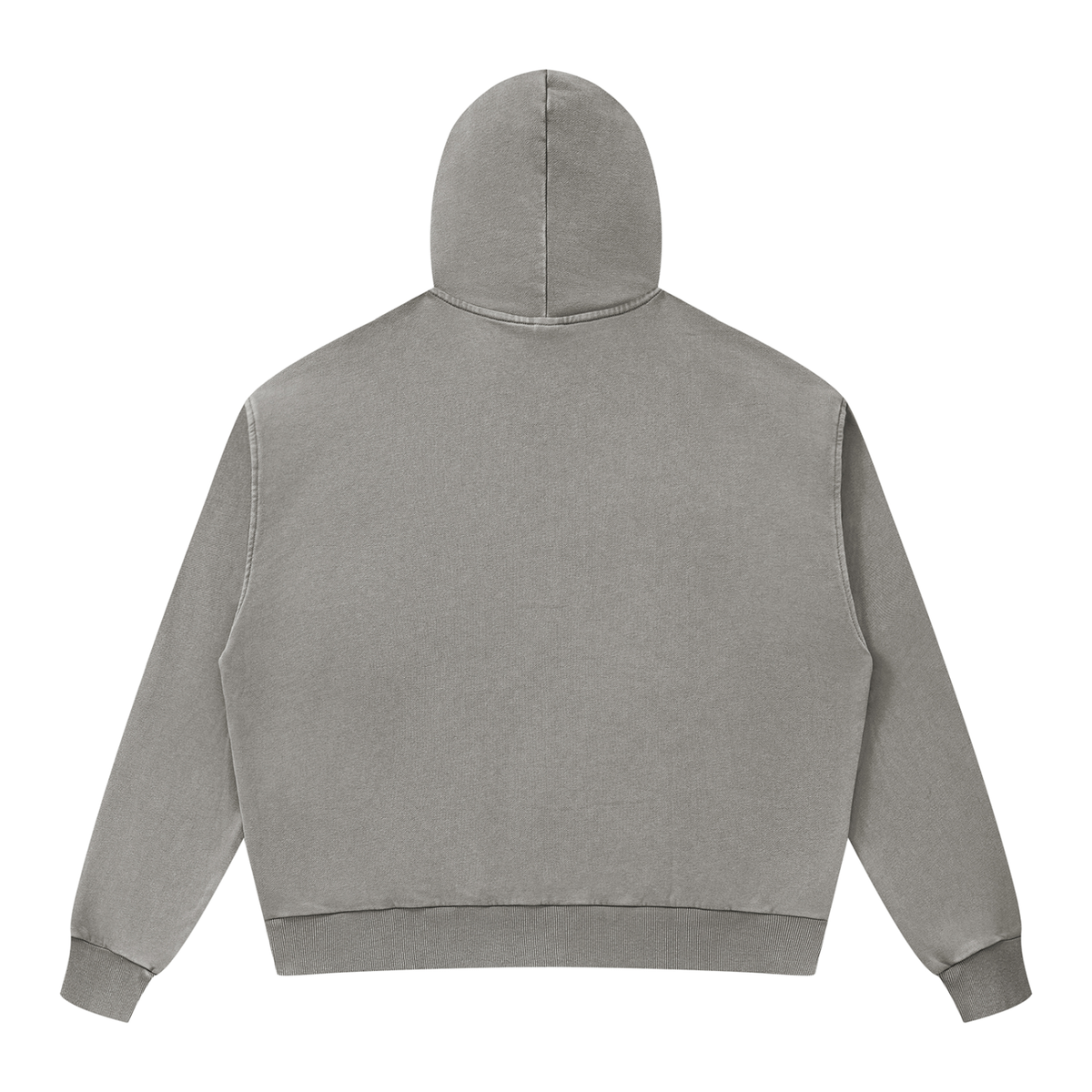 C&A | Unisex Mineral Wash Boxy Full Zip Hoodie