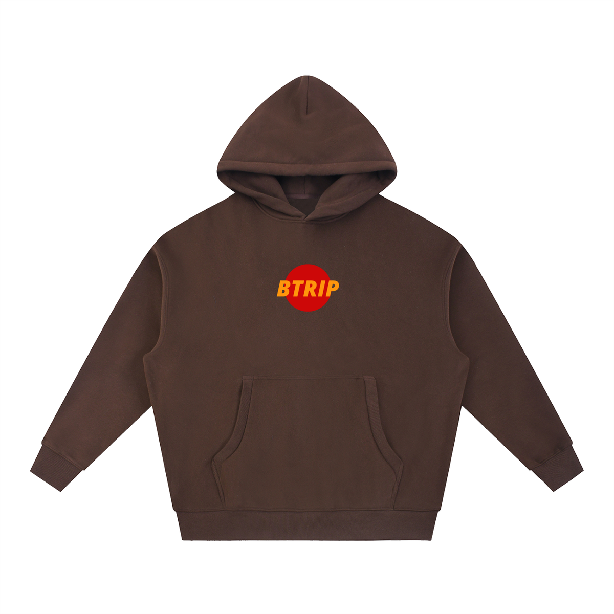 UNBREVKVBLE RED | The Essential Oversized Boxy Fleece Hoodie