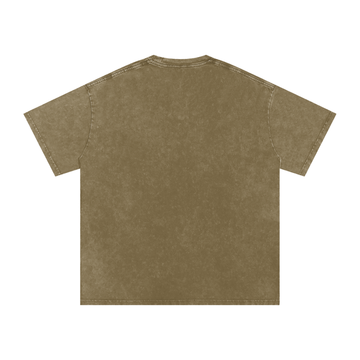 ROCK WITH U - Snow Washed Oversized Cotton T-Shirt