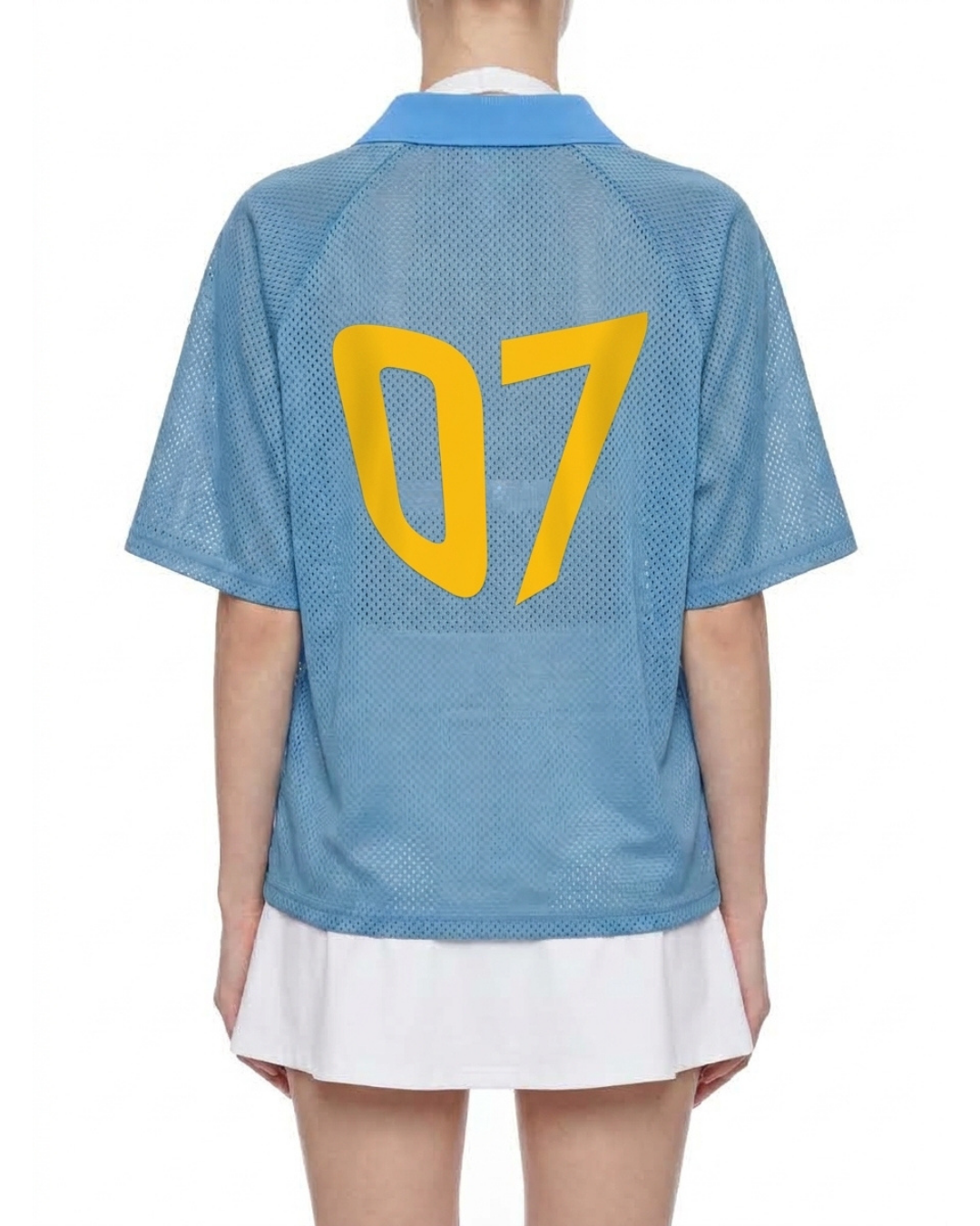 VRGENTINV | Unisex Striped Mesh Boxy Soccer Jersey