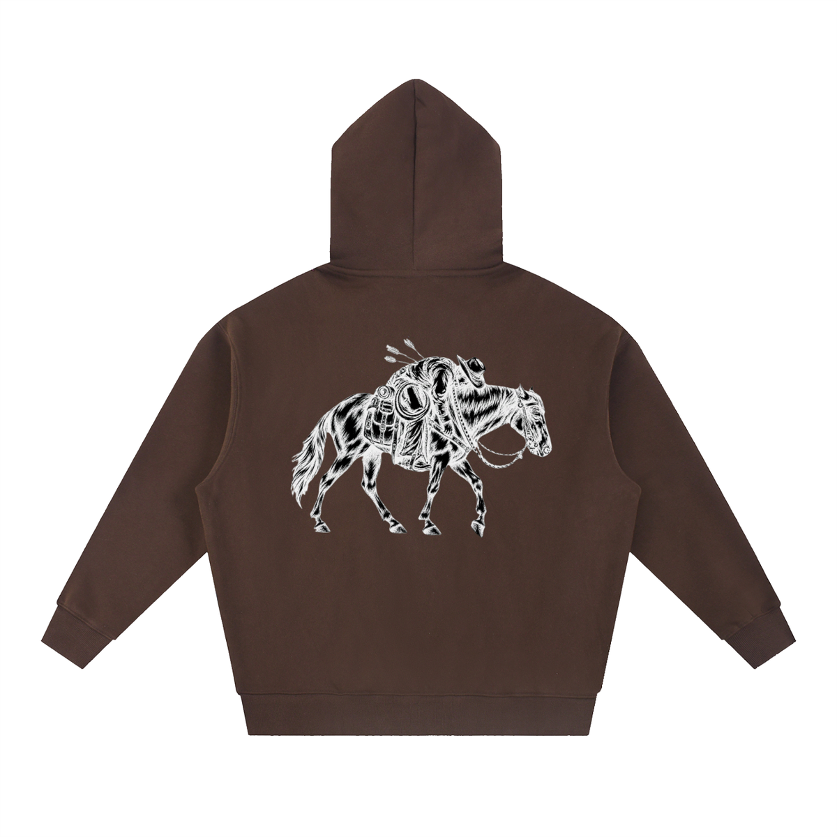 MVN UP & DOWN | The Essential Oversized Boxy Fleece Hoodie