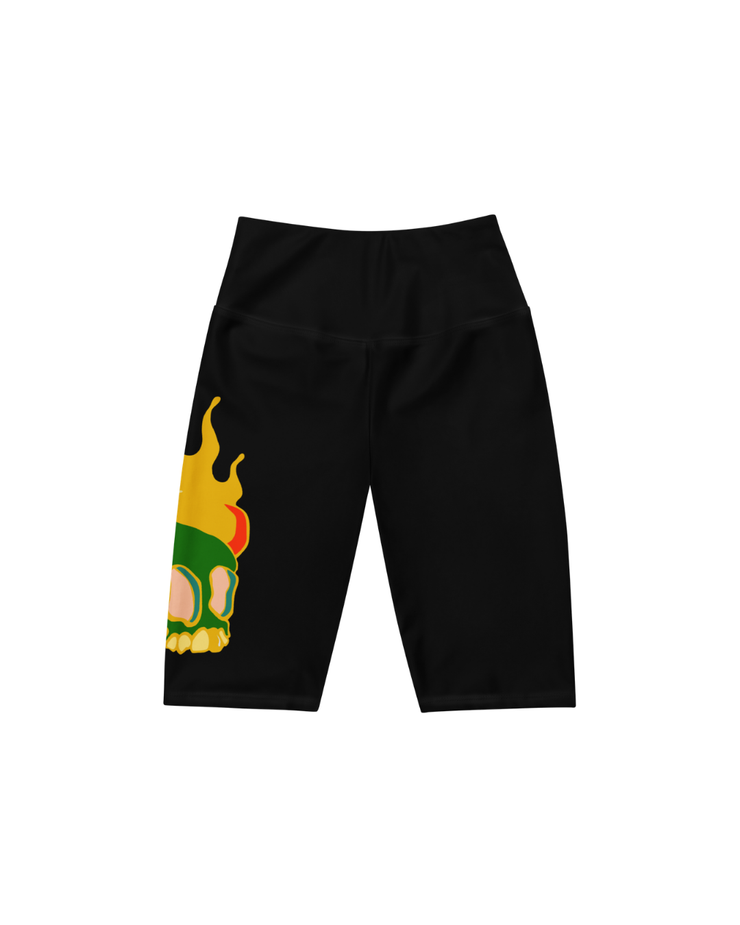 BTRIP Skull Biker Shorts — Black