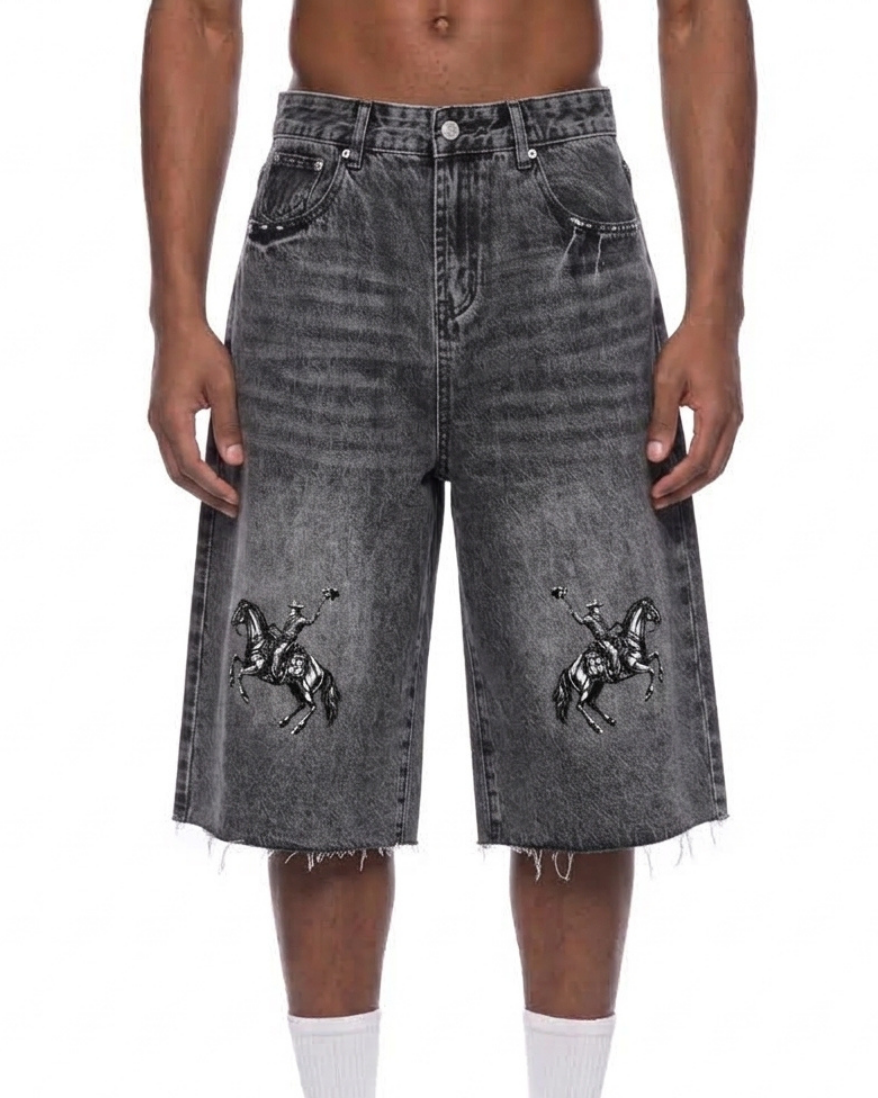 MVN DOWN | The Ghost Wash Denim Shorts — Same Outlaw, Different Dust