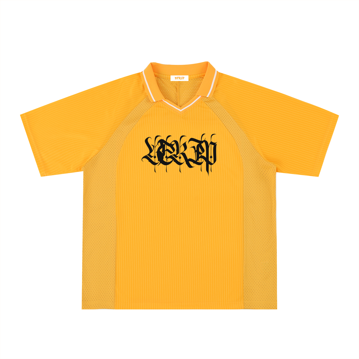Striped V-Neck Soccer Jersey