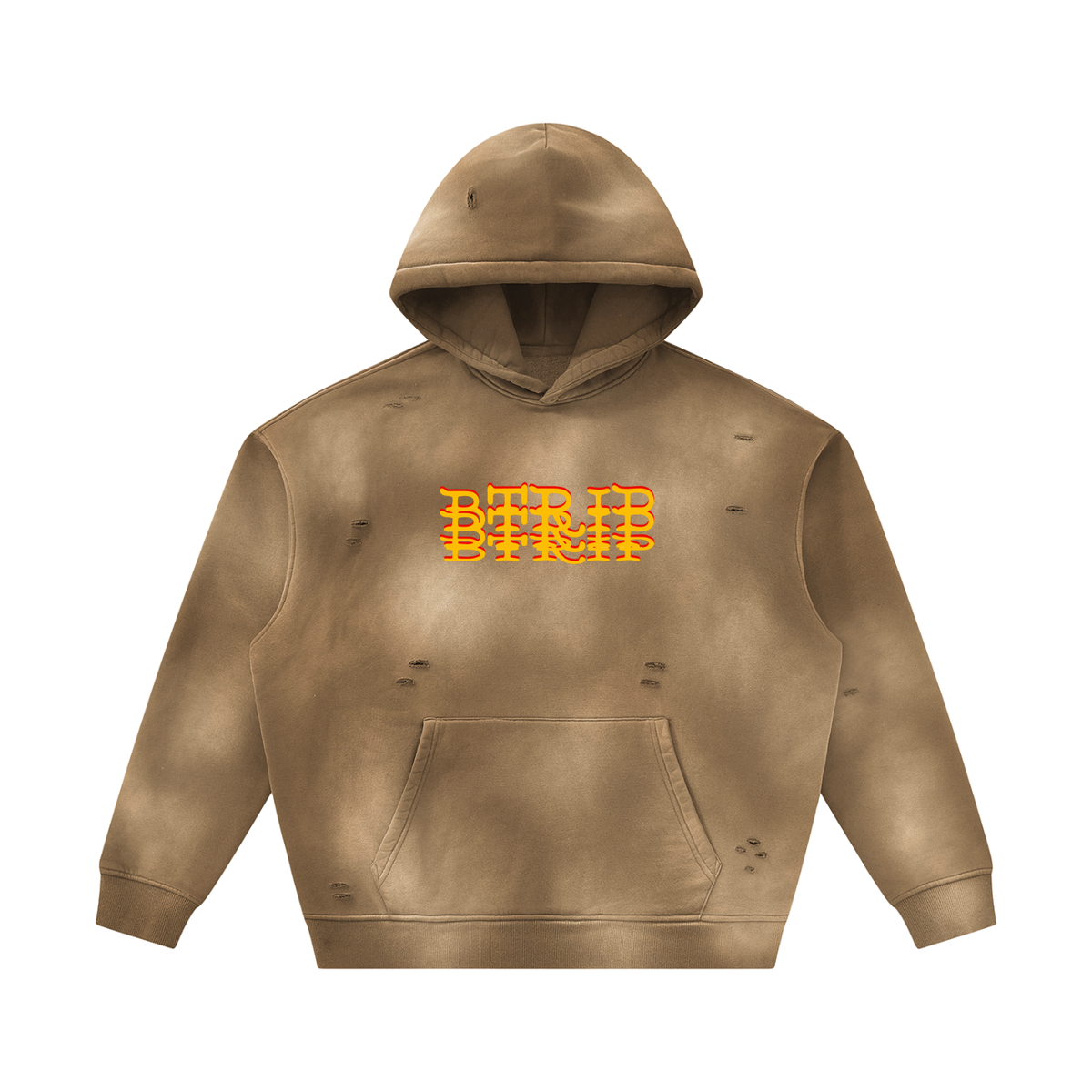 MVN UP | The Sunfade Frayed Fleece Hoodie