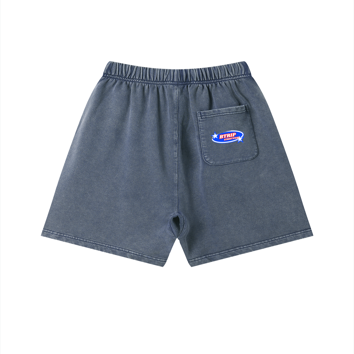 BTRIP STREETWEAR | Unisex Vintage Wash Cotton Shorts