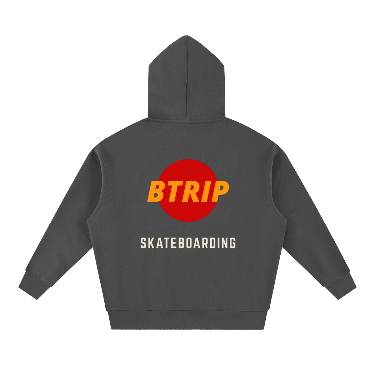 UNBREVKVBLE RED | The Essential Oversized Boxy Fleece Hoodie