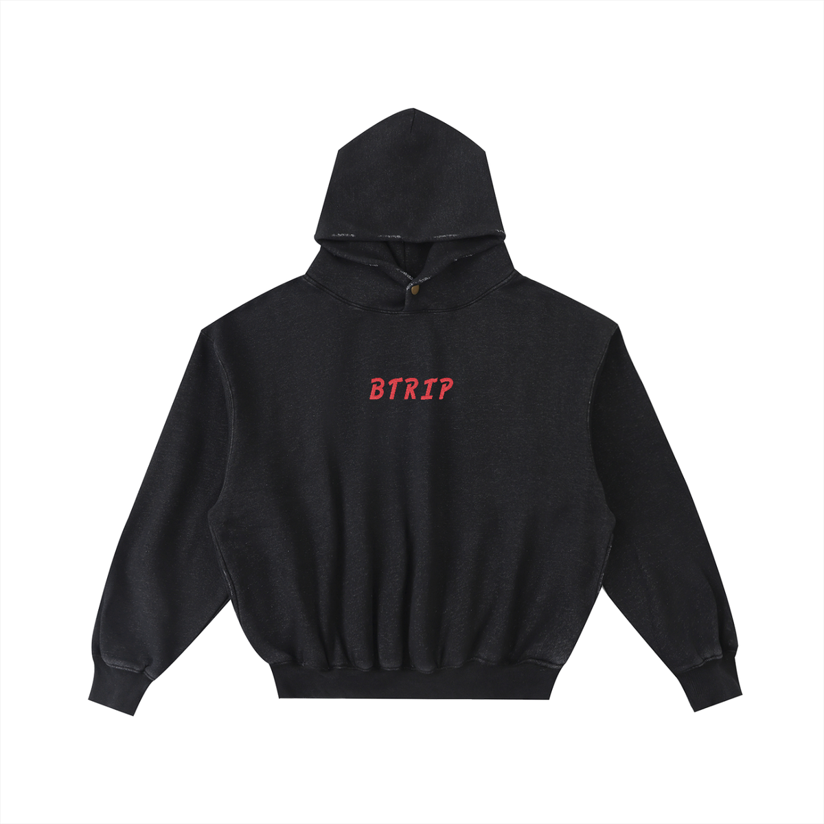 SKY - Frayed Enzyme Washed Fleece Hoodie