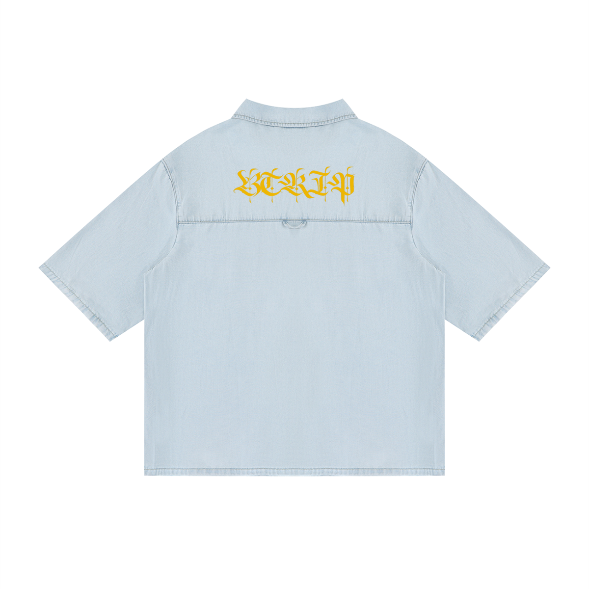 Unisex Vintage Wash Drop Shoulder Lyocell Shirt