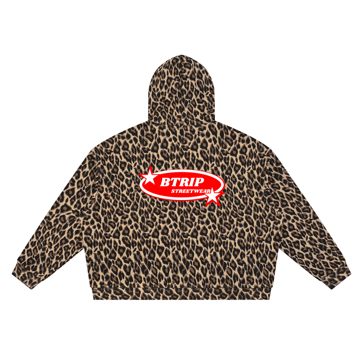 BTRIP STREETWEAR | Unisex Leopard Full Zip Hoodie