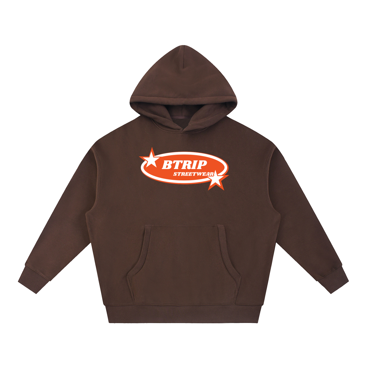BTRIP STREETWEAR | Essential Oversized Boxy Fleece Hoodie