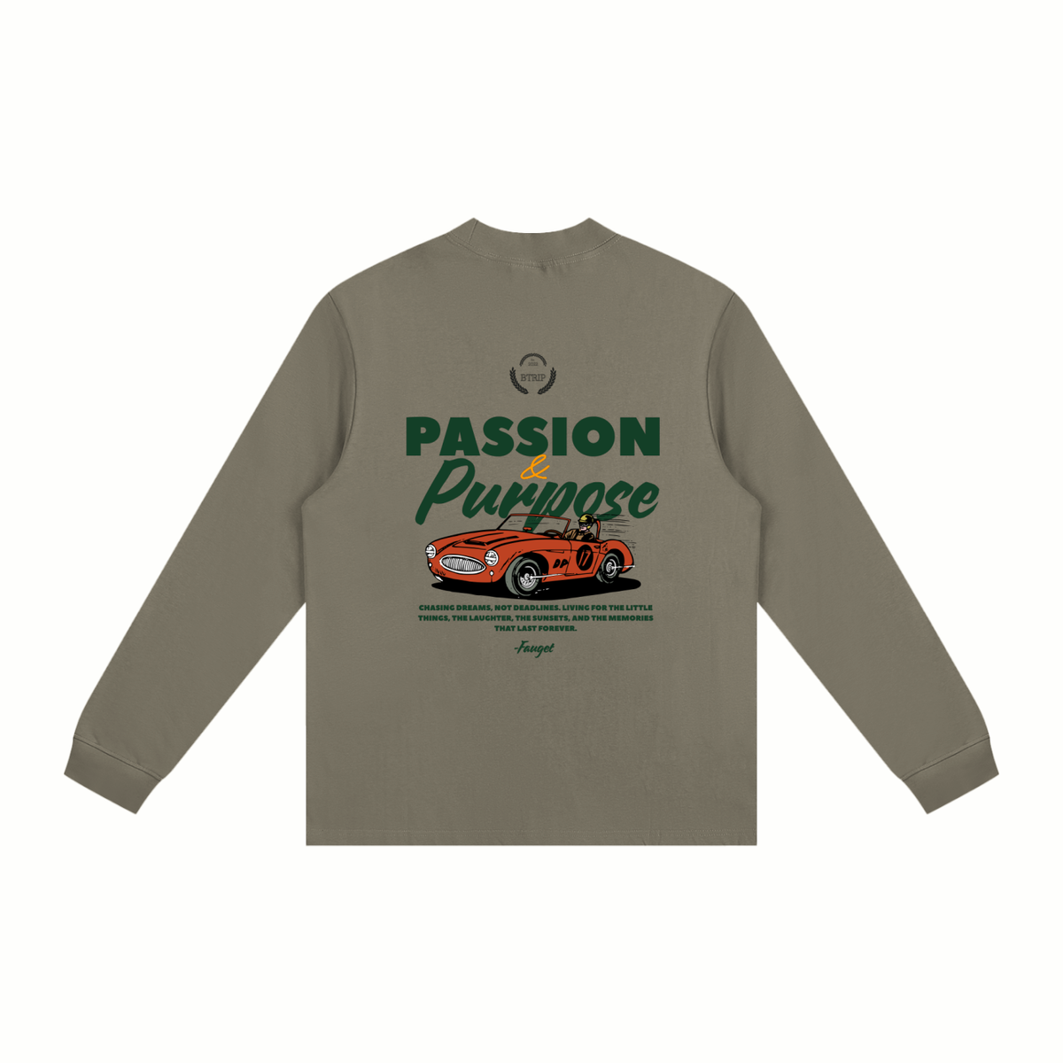 C&A PVSSION & PURPOSE | The Essential Non-Shrink Mock Neck Sweatshirt