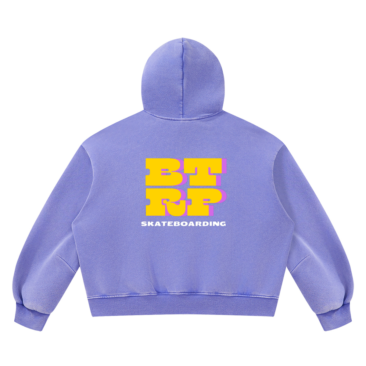 UNBREVKVBLE BTRP - Unisex Vintage Wash Boxy Fleece Hoodie