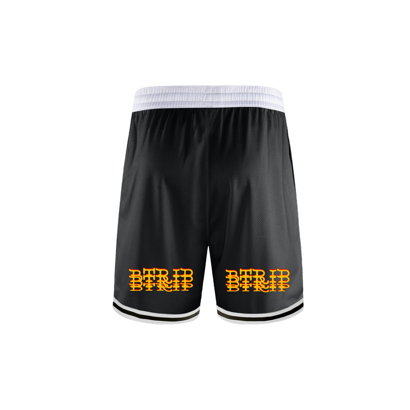 ISSVNTIVL - Classic Stripe Trim Basketball Shorts