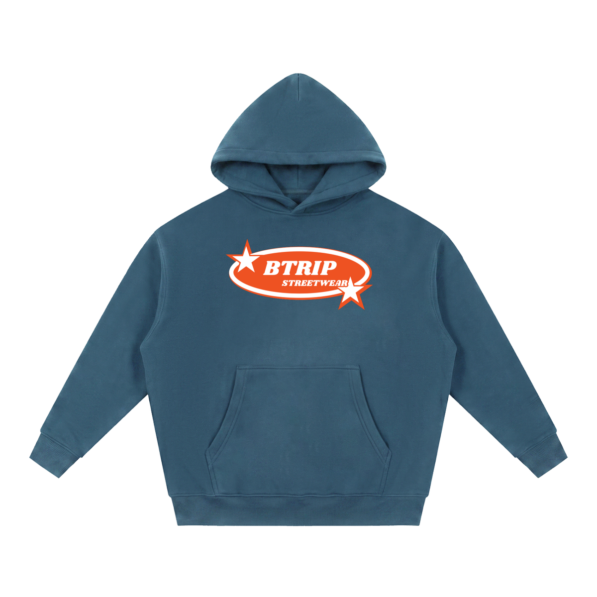 BTRIP STREETWEAR | Essential Oversized Boxy Fleece Hoodie