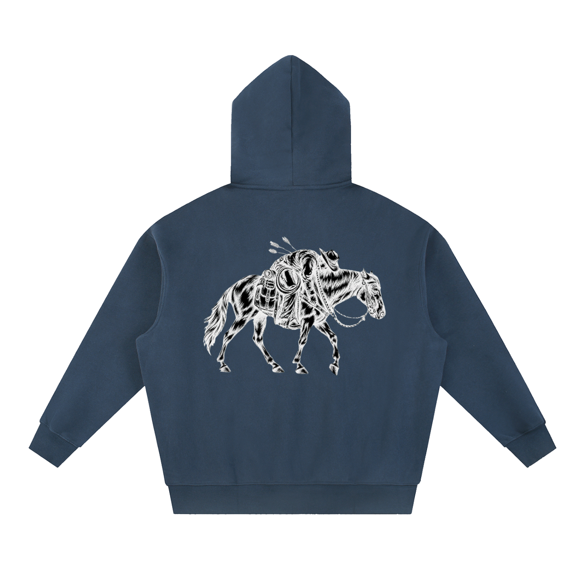 MVN UP & DOWN | The Essential Oversized Boxy Fleece Hoodie