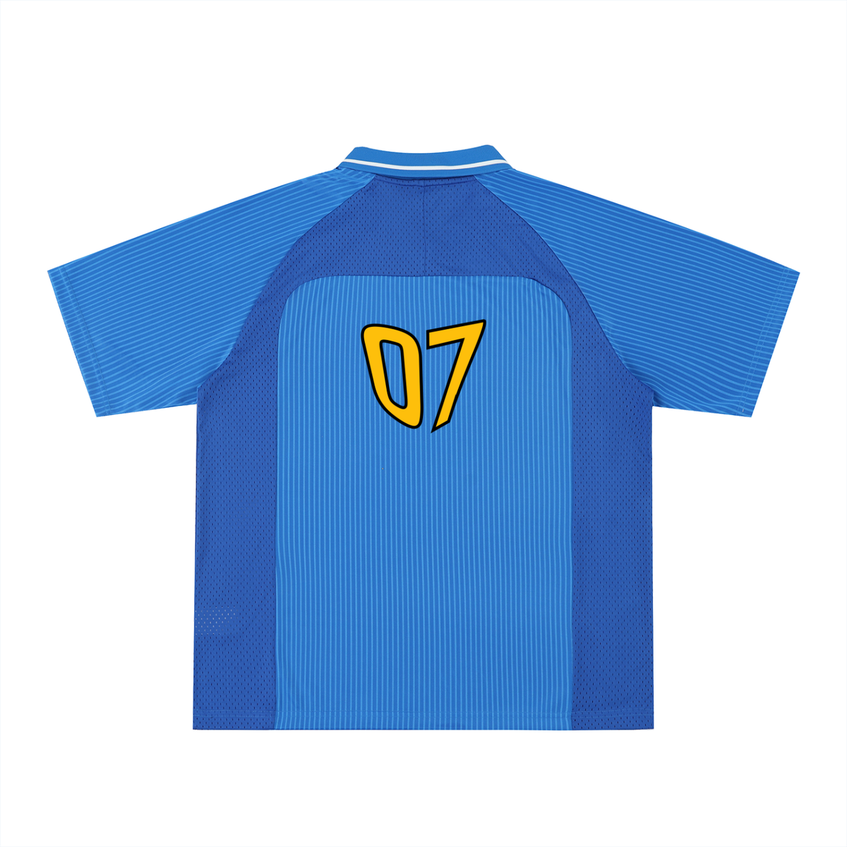 Striped V-Neck Soccer Jersey