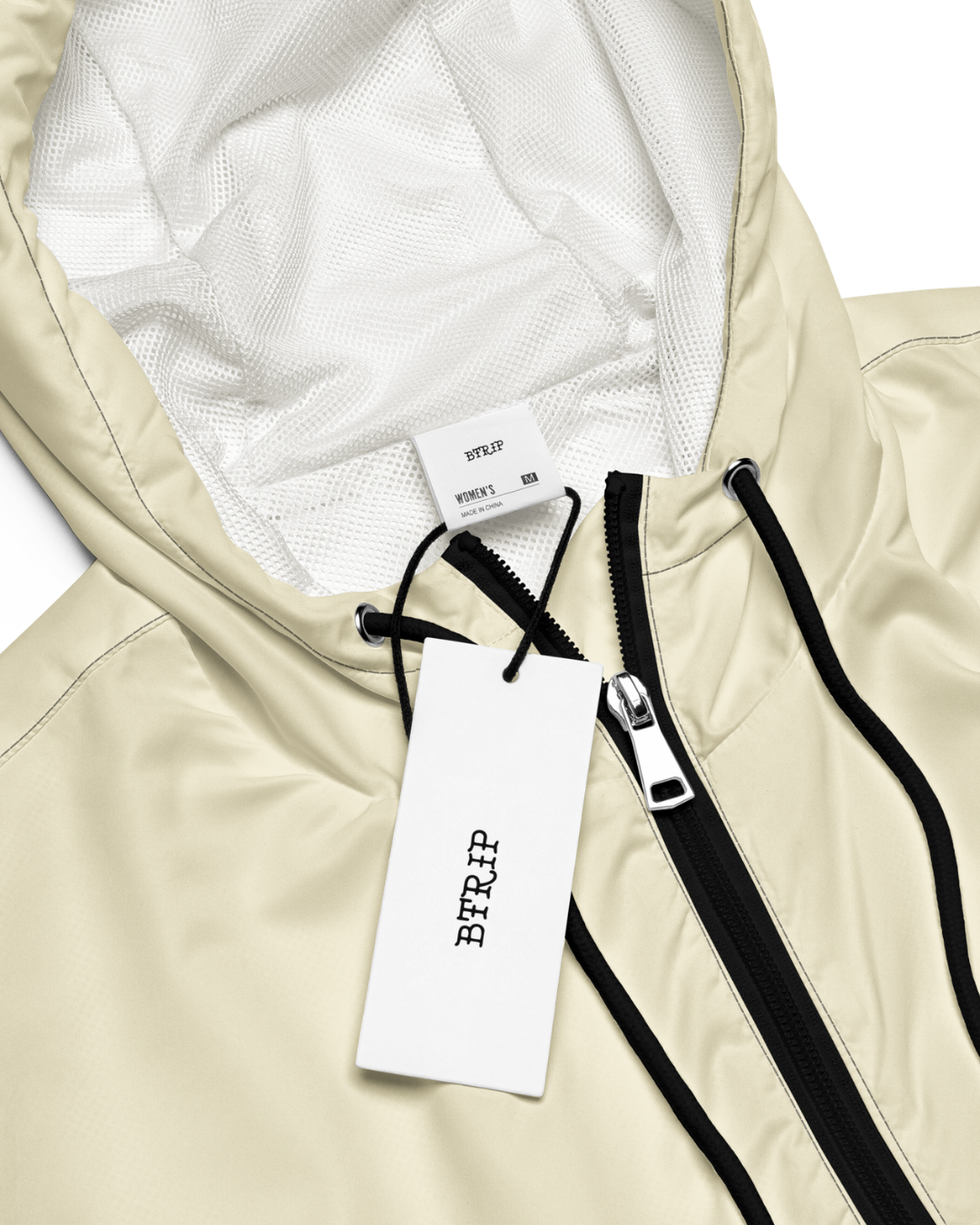 BTRIP Cropped Windbreaker - Beige