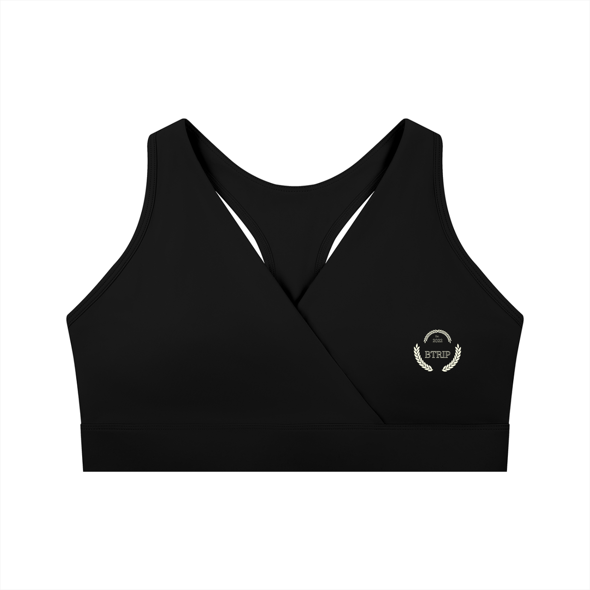 Women's Crossover V-Neck Sports Bra