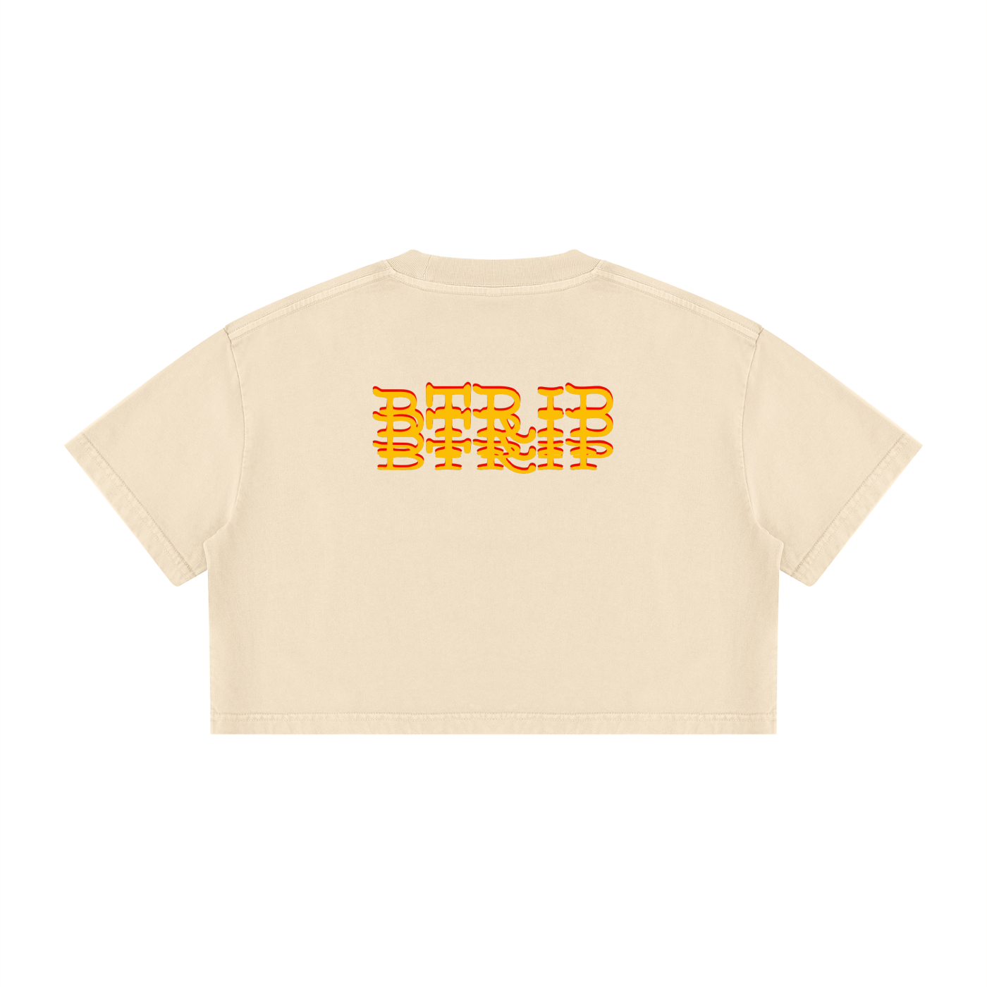 BEACH MELV - Mineral Wash Crop Isla Shirt