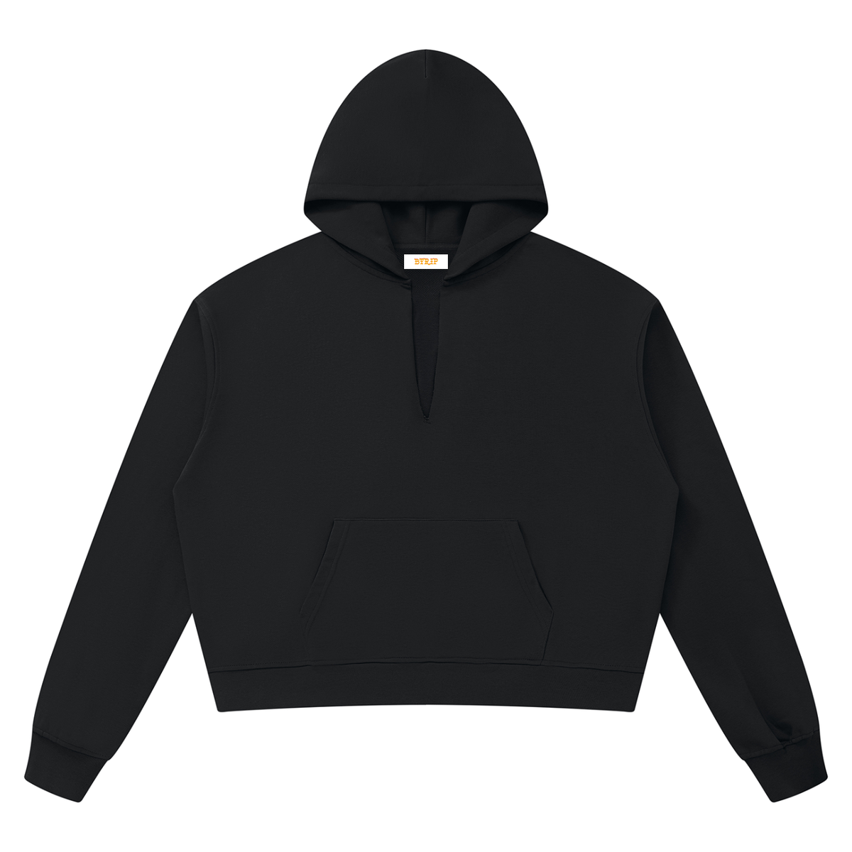 Unisex Boxy Raw Edge Hoodie