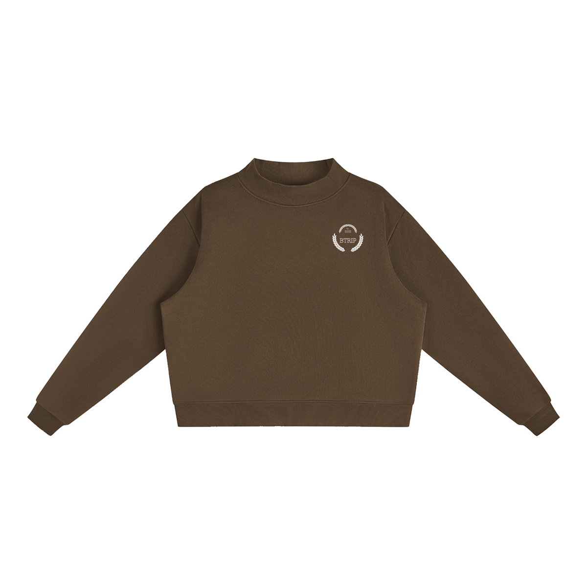 C&A | El Muñeco Fleece Mock-Neck Crew Sweatshirt