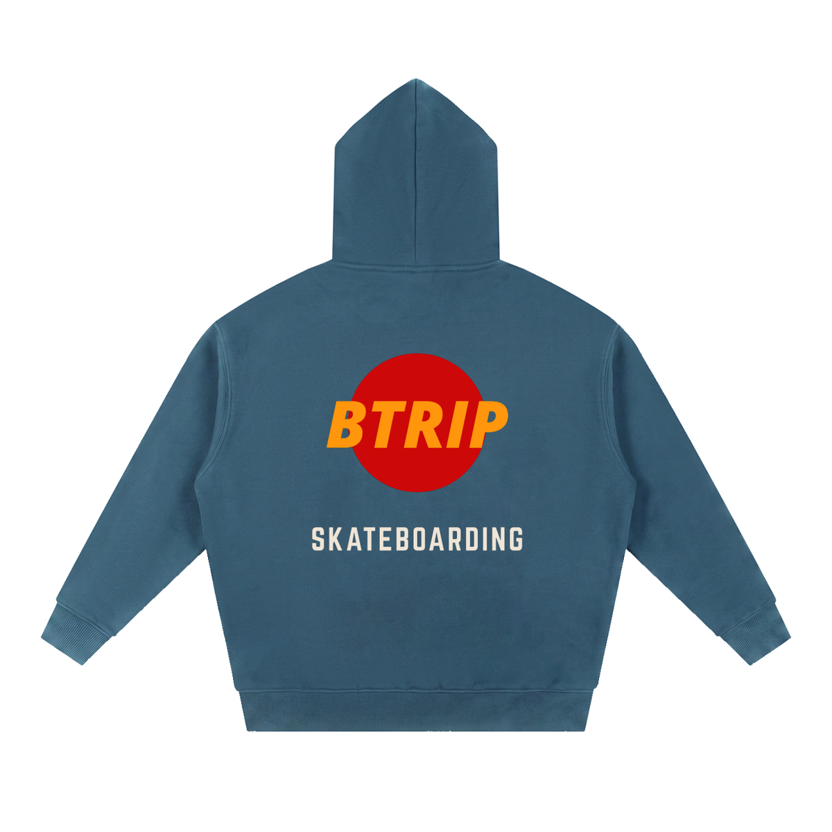UNBREVKVBLE RED | The Essential Oversized Boxy Fleece Hoodie