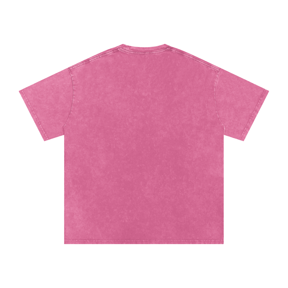 ROCK WITH U - Snow Washed Oversized Cotton T-Shirt