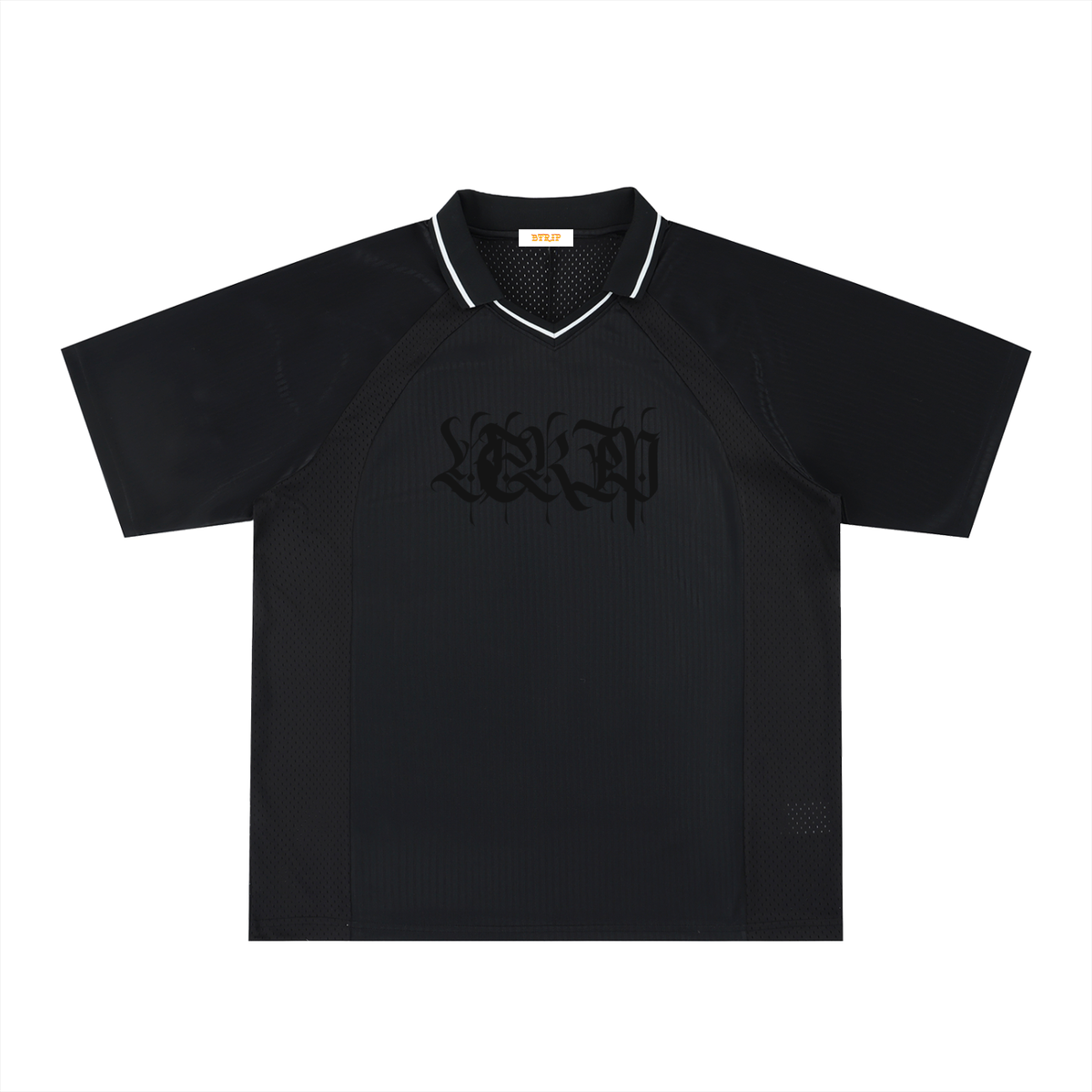 Striped V-Neck Soccer Jersey