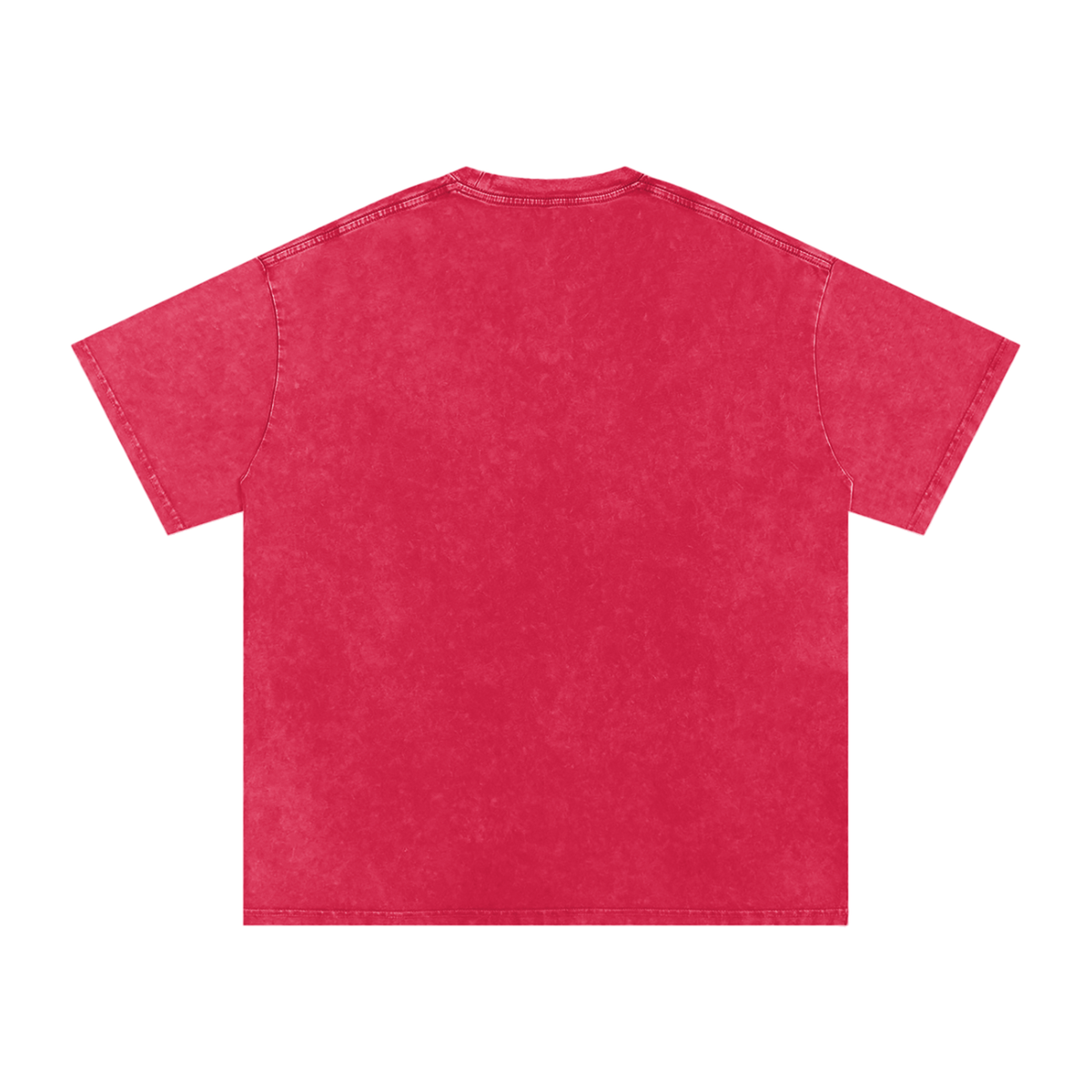 ROCK WITH U - Snow Washed Oversized Cotton T-Shirt