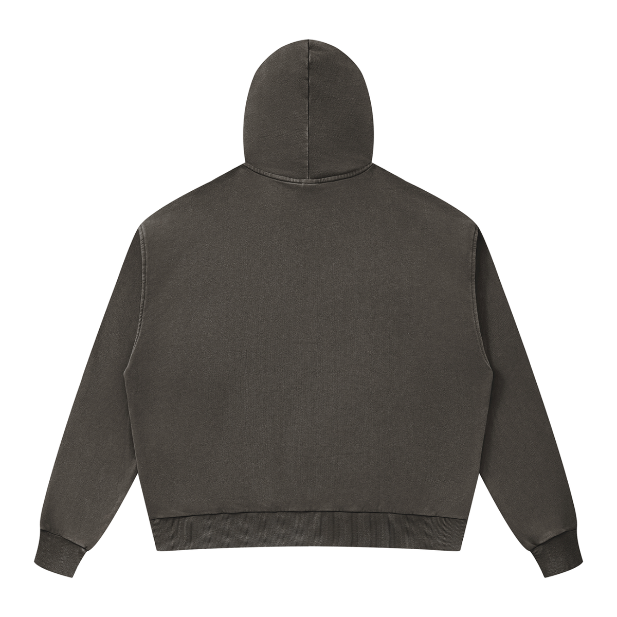 C&A | Unisex Mineral Wash Boxy Full Zip Hoodie