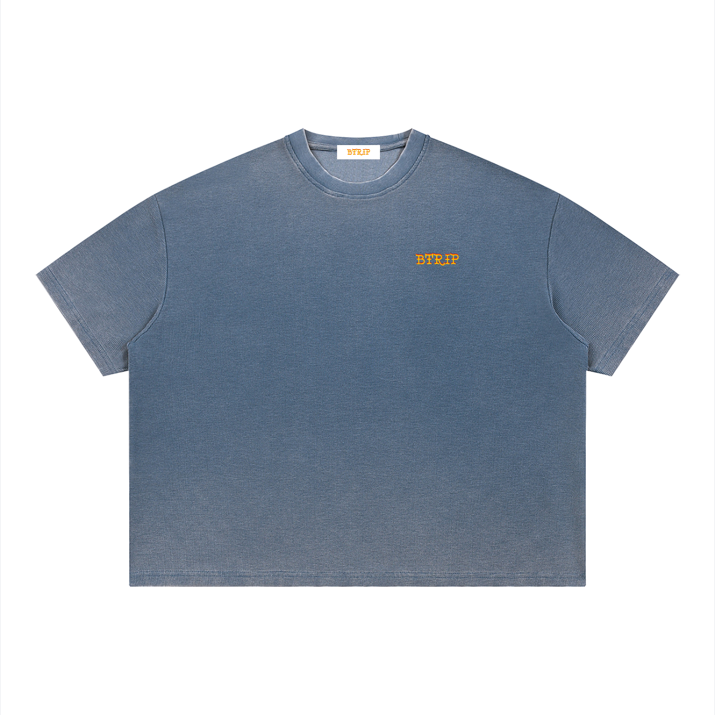 NOT VFRVID - Unisex Vintage Wash Sunfade Boxy Waffle T-Shirt