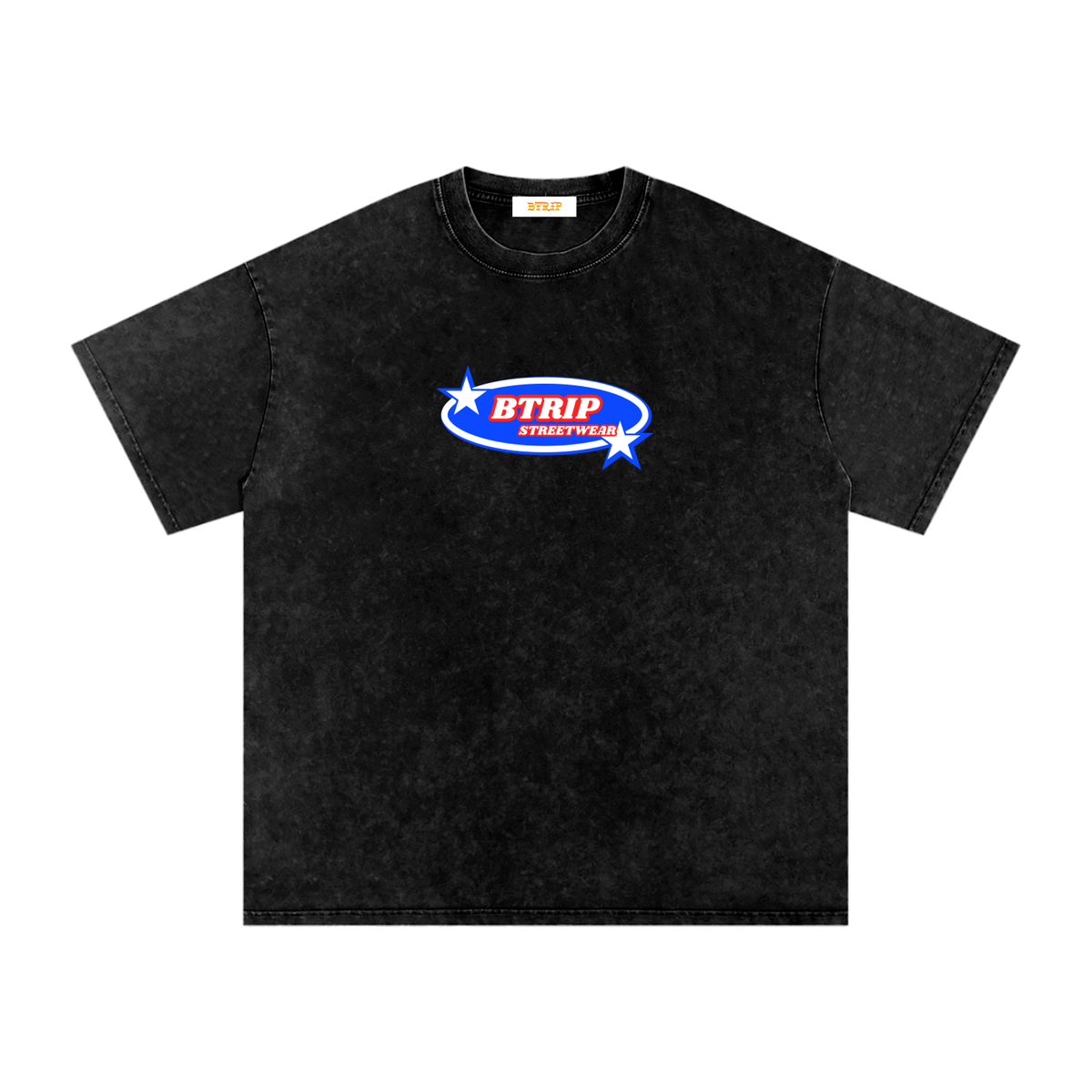 BTRIP STREETWEAR | Snow Washed Oversized Cotton T-Shirt