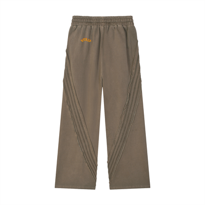 ISSVNTIVL - Washed Raw Hem Track Pants