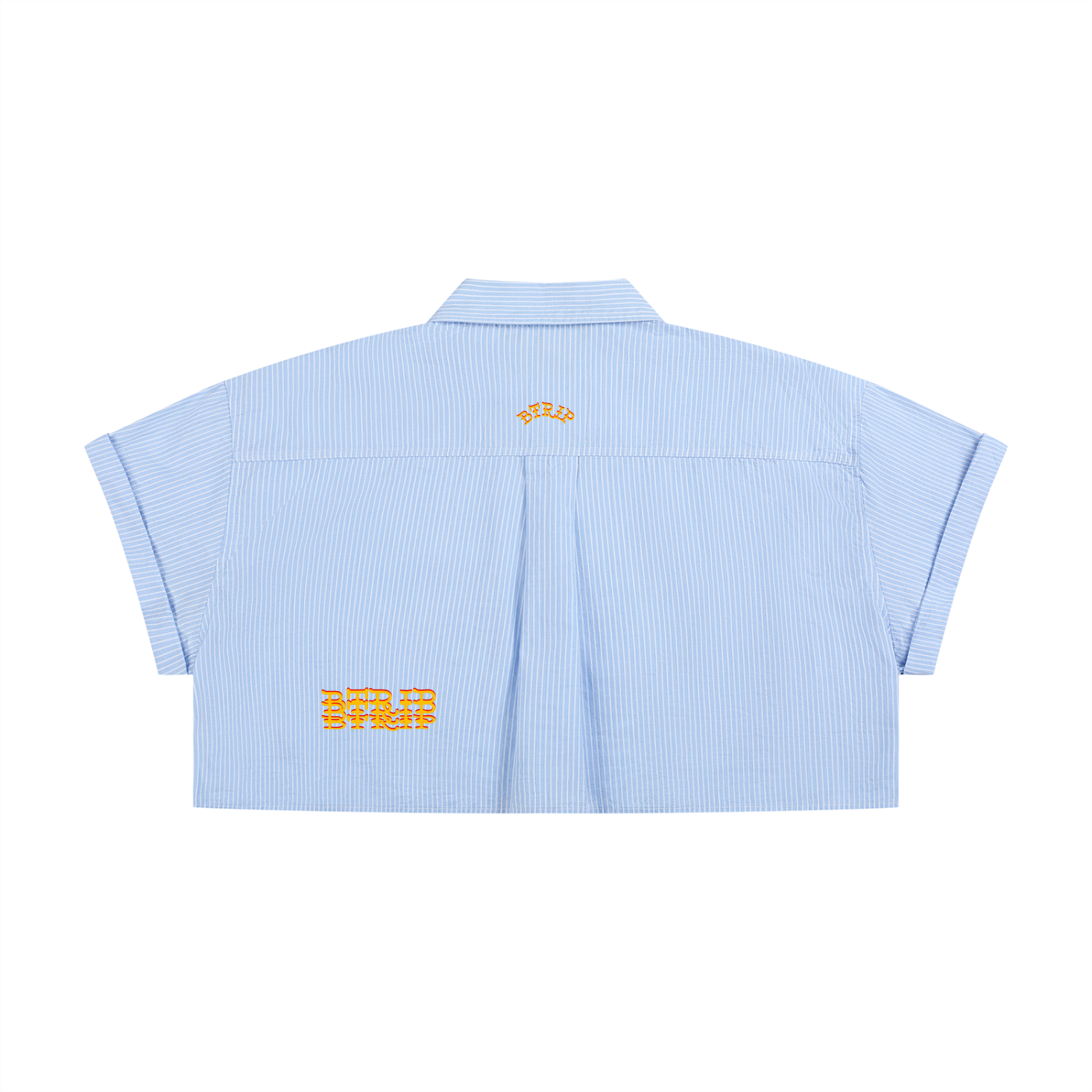 REBEL - Women’s Striped Boxy Cropped Shirt