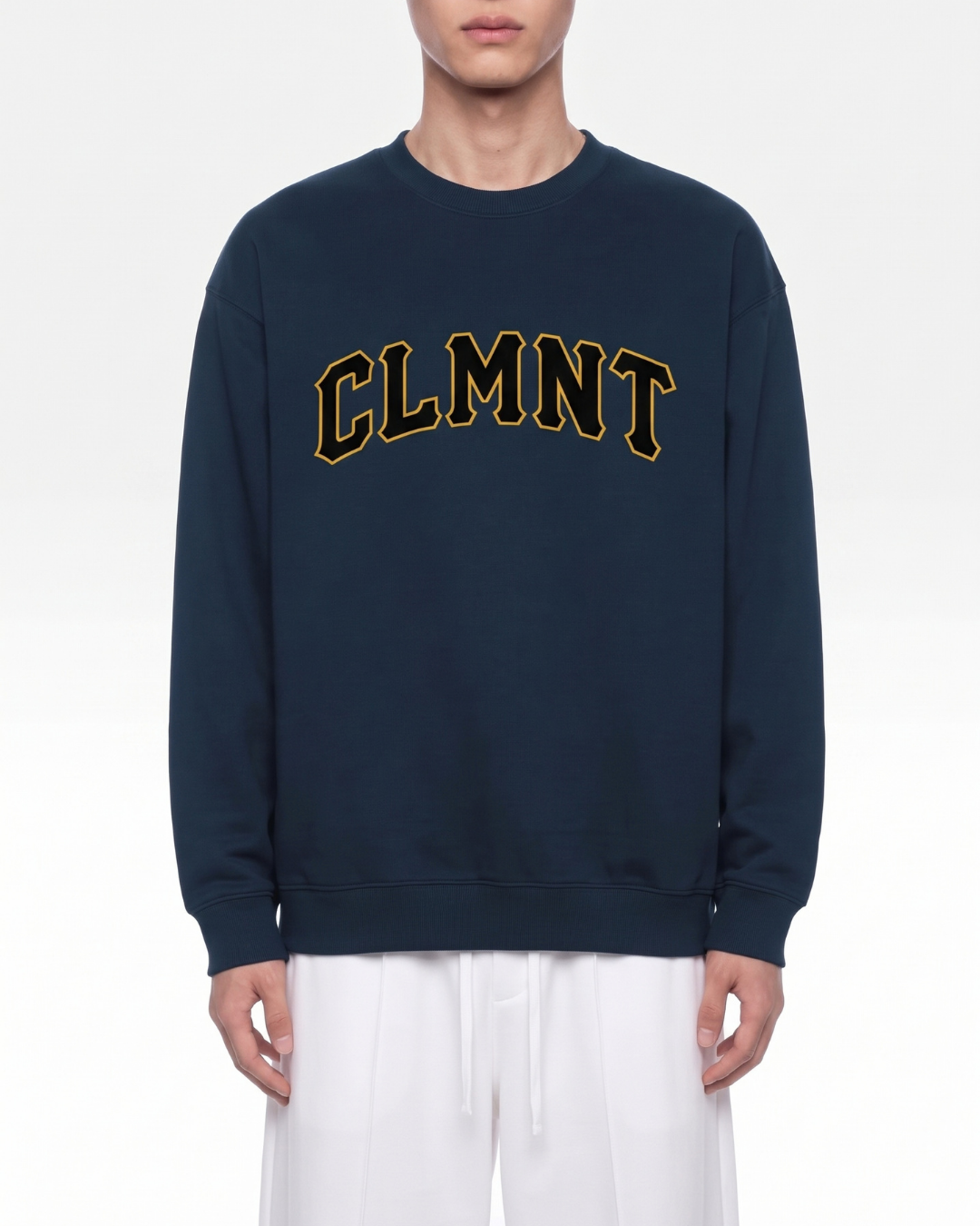 CLMNT21 | Gold Emblem Crewneck Sweatshirt