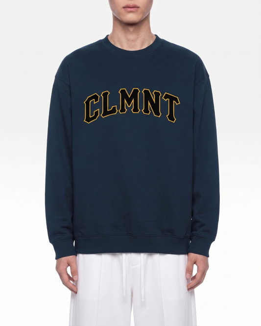 CLMNT21 | Gold Emblem Crewneck Sweatshirt