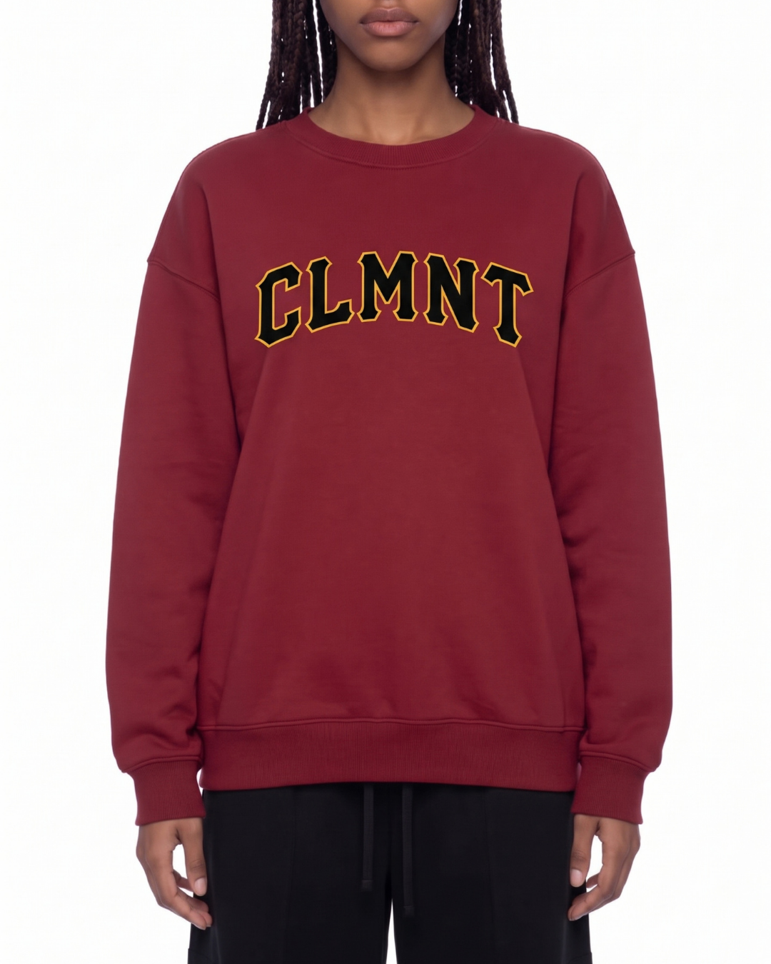 CLMNT21 | Gold Emblem Crewneck Sweatshirt