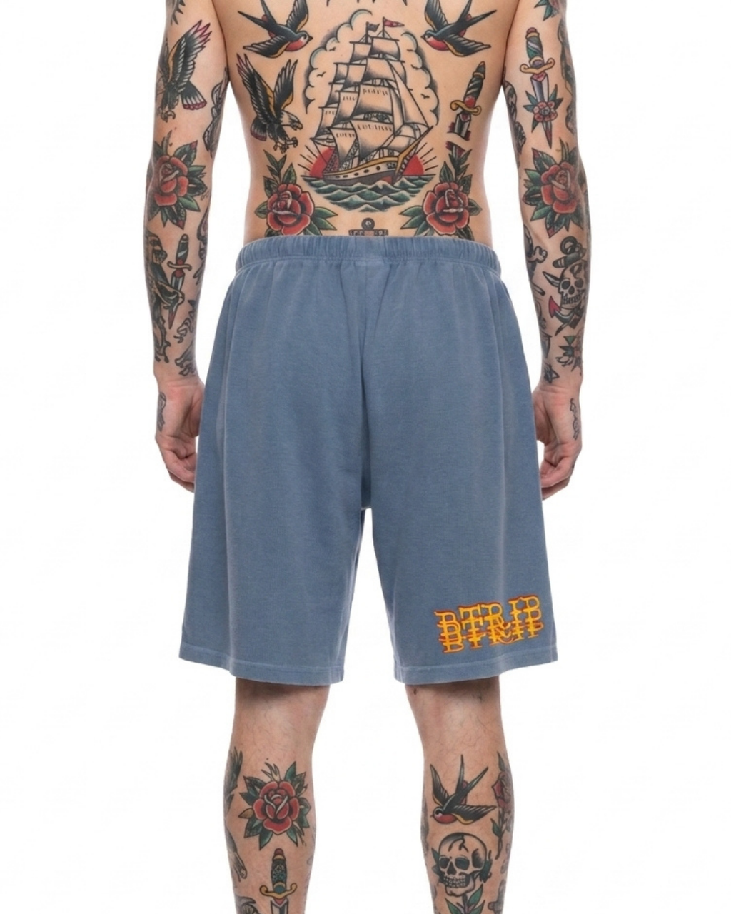 LOCVL Vintage Wash Waffle Shorts