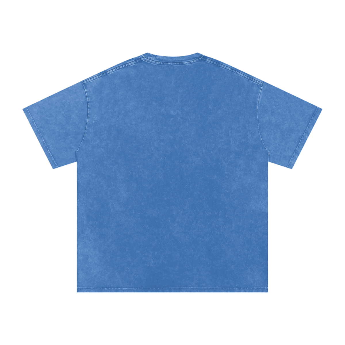 ROCK WITH U - Snow Washed Oversized Cotton T-Shirt