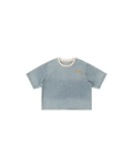 IDVLIV - Unisex Vintage Wash Boxy Denim Shirt