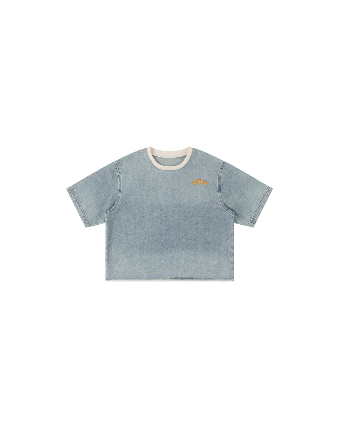 IDVLIV - Unisex Vintage Wash Boxy Denim Shirt